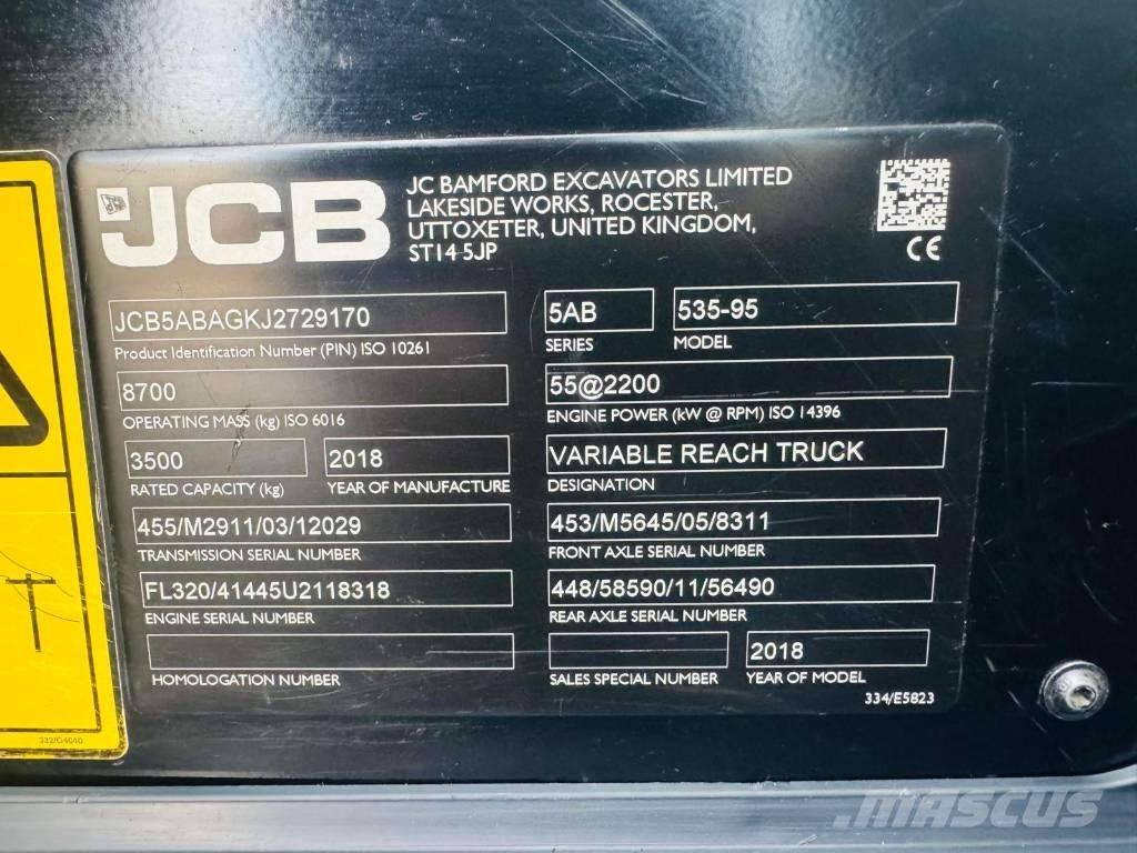 JCB 535-95 伸縮臂操作車