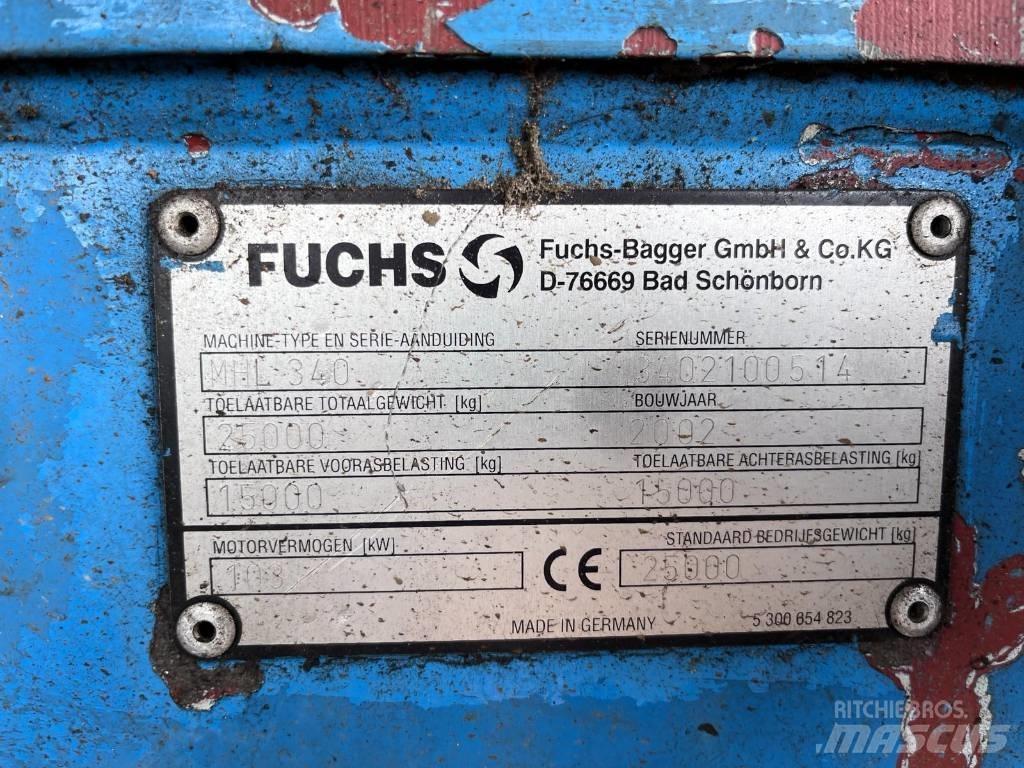 Fuchs MHL 340 廢棄物/工業用操作車
