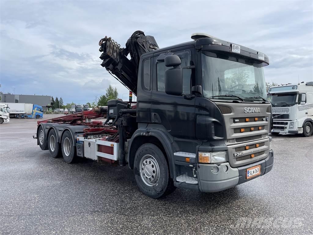 Scania P340 8x4 起重機卡車