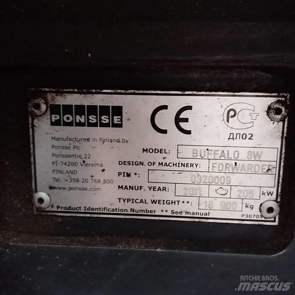 Ponsse Buffalo 8W 集運機
