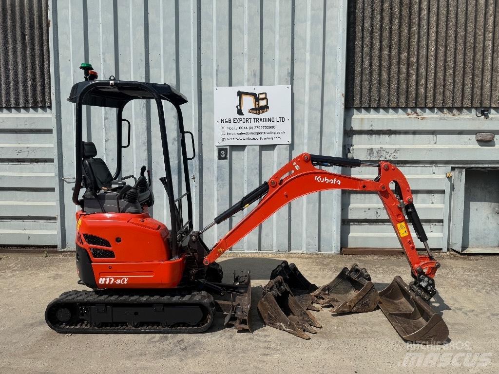 Kubota U 17 小型挖土機/掘鑿機<7t(小型挖掘機)