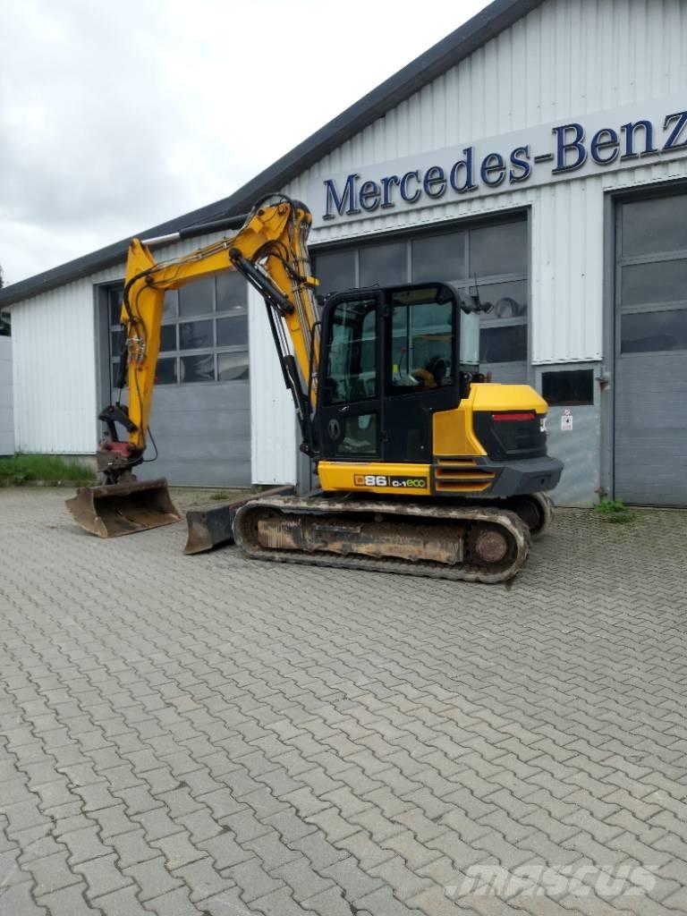 JCB 86C-1 Eco TAB 中型挖土機/掘鑿機/挖掘機 7t-12t