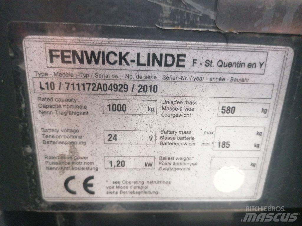 Linde L10 行走控制式堆積機