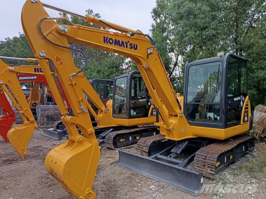 Komatsu PC 56 小型挖土機/掘鑿機<7t(小型挖掘機)