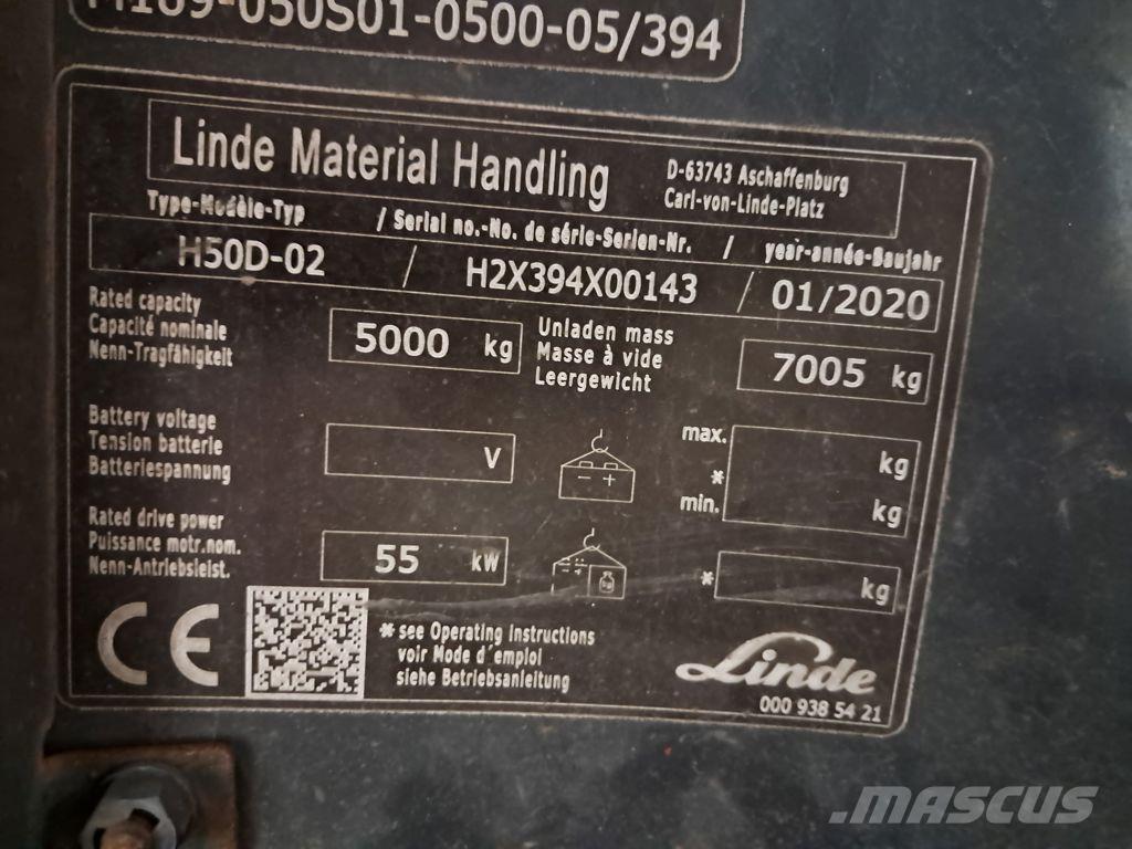 Linde H50D-02 柴油卡車