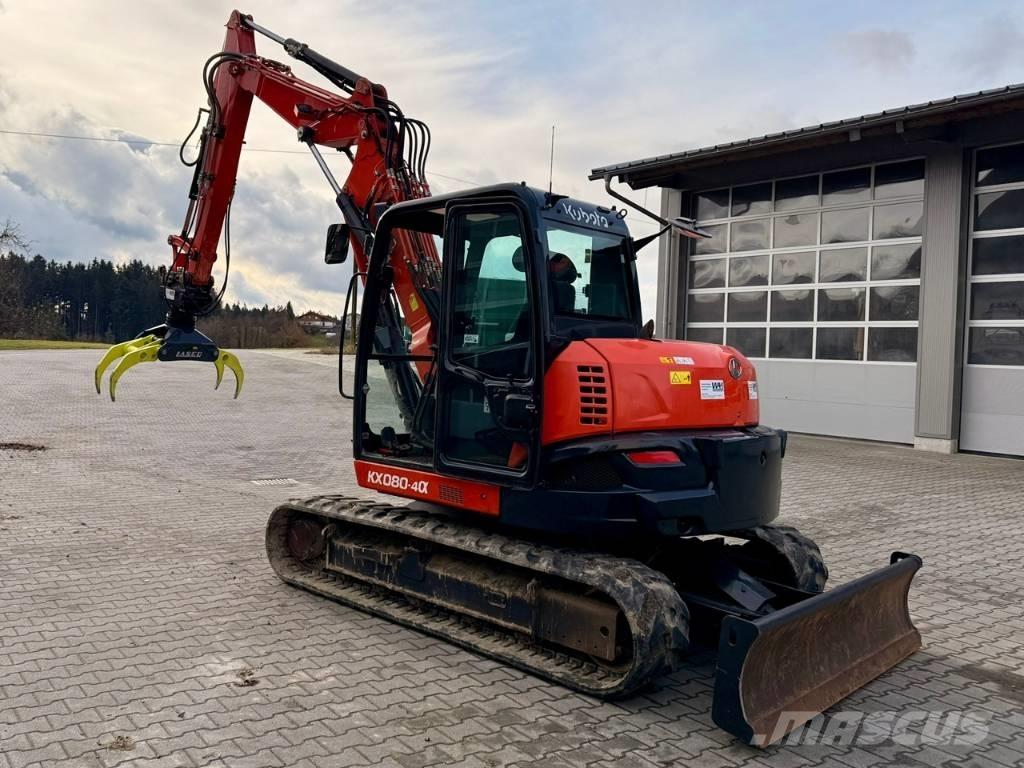 Kubota KX 080-4 中型挖土機/掘鑿機/挖掘機 7t-12t