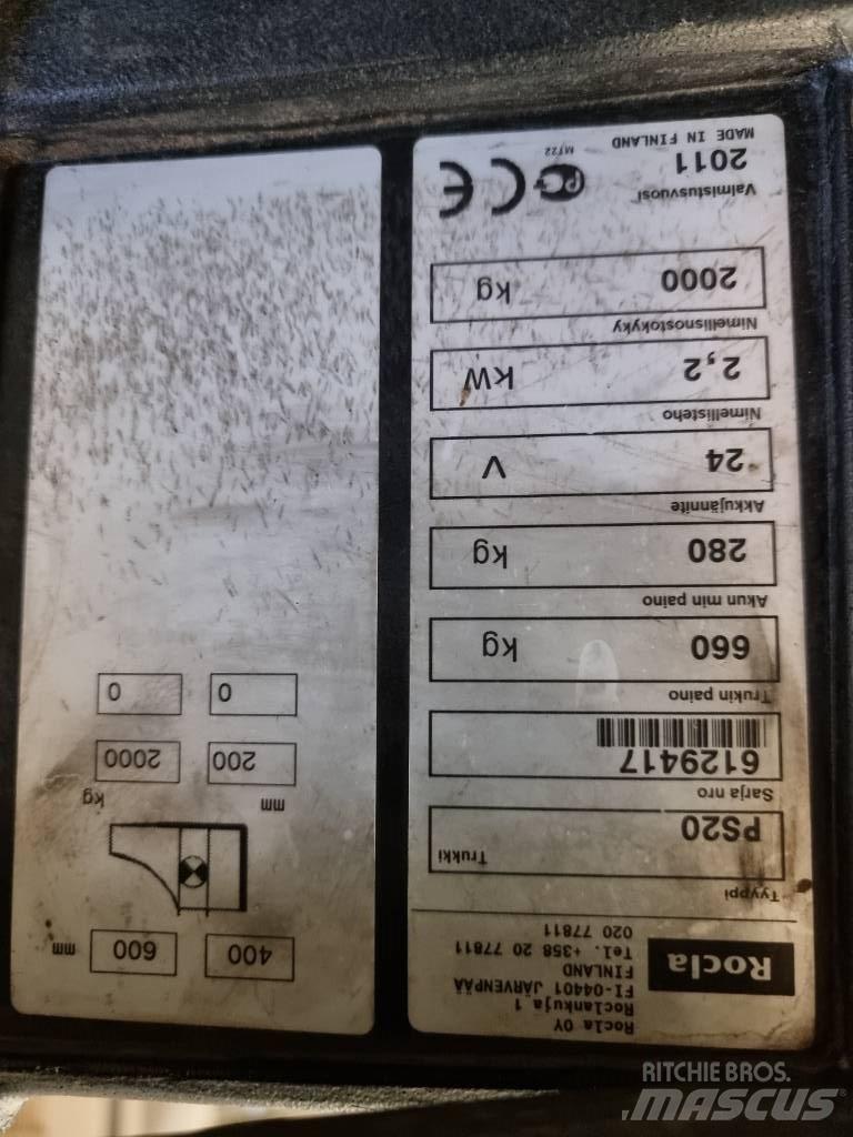 Rocla PS 20 低架裝載機