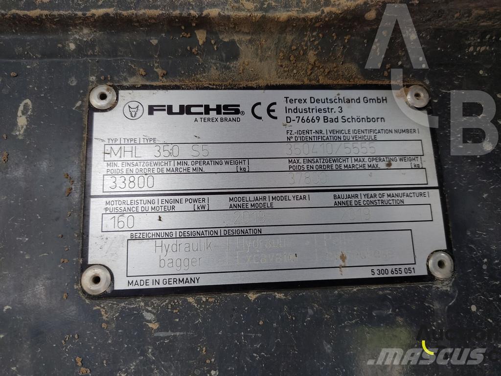 Fuchs MHL 350 廢棄物/工業用操作車