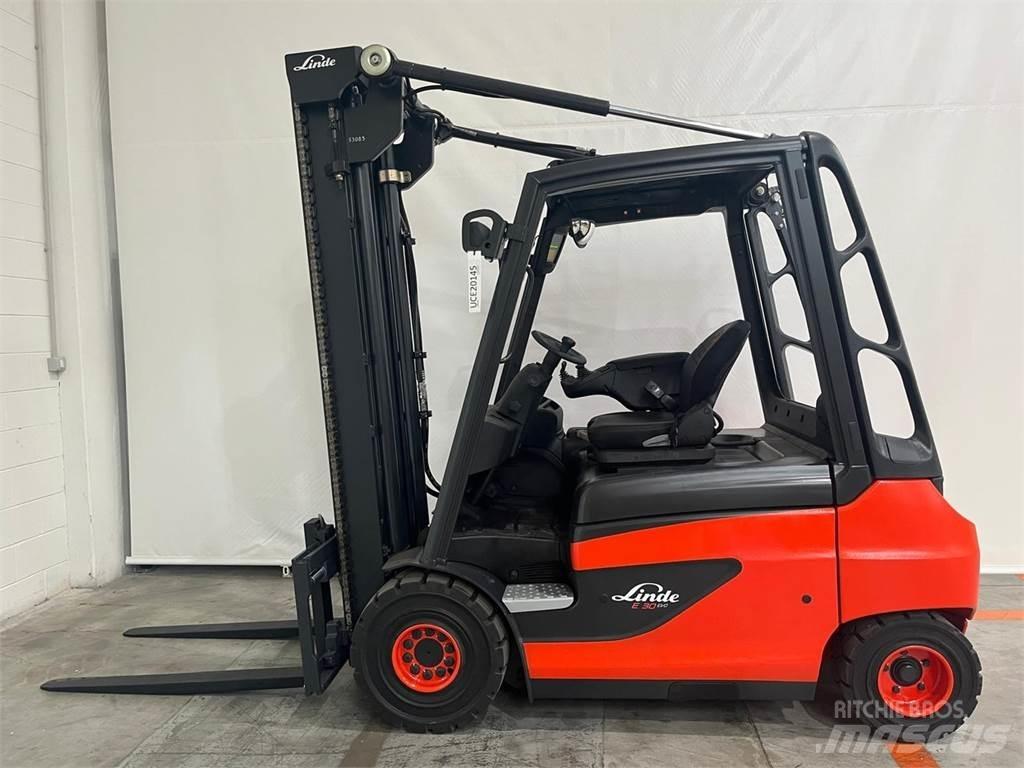 Linde E30-01 電動堆高機