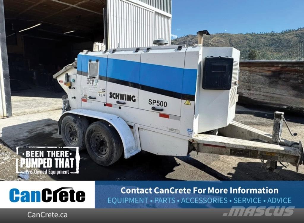Schwing SP500 (#1049) 混凝土泵浦