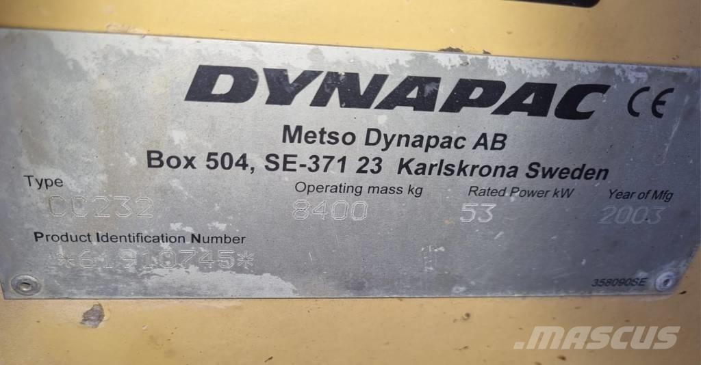 Dynapac CC 232 雙輪滾壓機