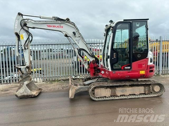 Takeuchi TB260 小型挖土機/掘鑿機<7t(小型挖掘機)