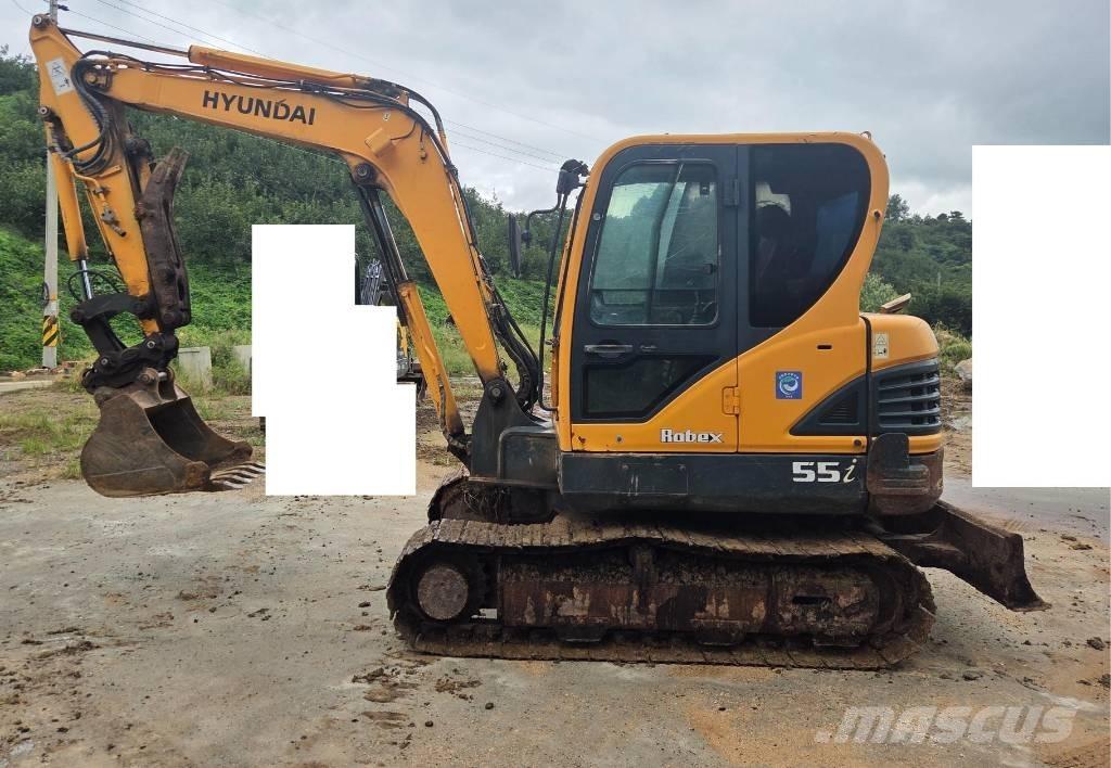 Hyundai Robex 55 小型挖土機/掘鑿機<7t(小型挖掘機)