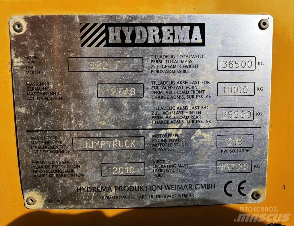 Hydrema 922 F 側卸礦車