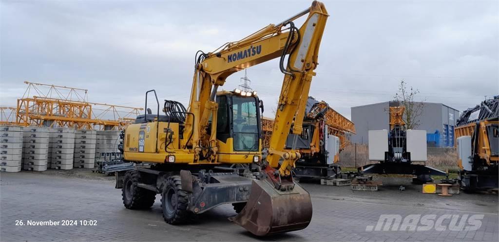 Komatsu PW160-7E0 旋轉式挖土機/掘鑿機/挖掘機