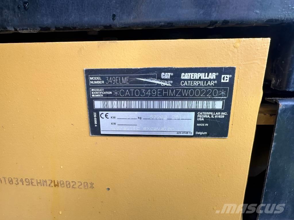 CAT 349 E 履帶式 挖土機/掘鑿機/挖掘機