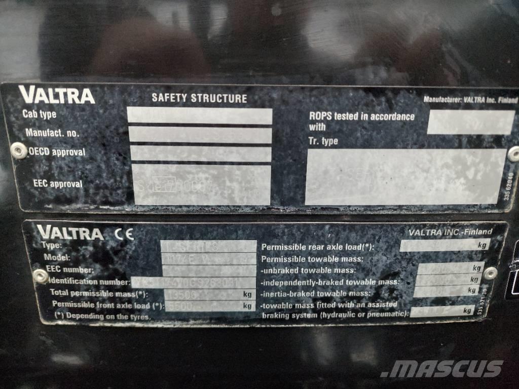 Valtra T 174 VERSU 曳引機