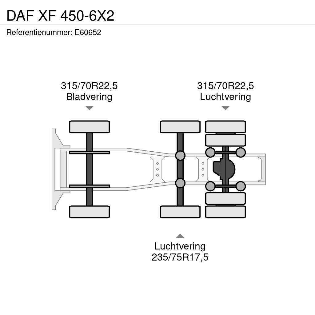 DAF XF 450-6X2 曳引機組件
