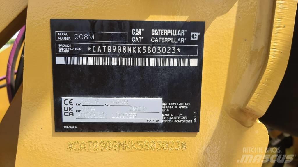 CAT 908M 輪胎式裝載機