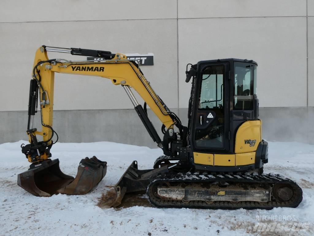 Yanmar Vio 57-6A 小型挖土機/掘鑿機<7t(小型挖掘機)