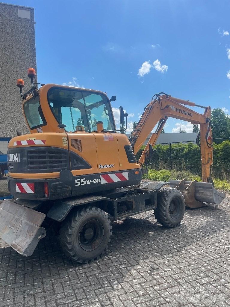 Hyundai 55w9a 旋轉式挖土機/掘鑿機/挖掘機
