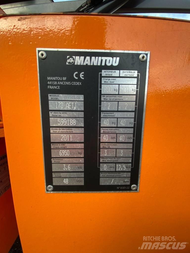 Manitou 170AETJ-L 曲臂高空作業車