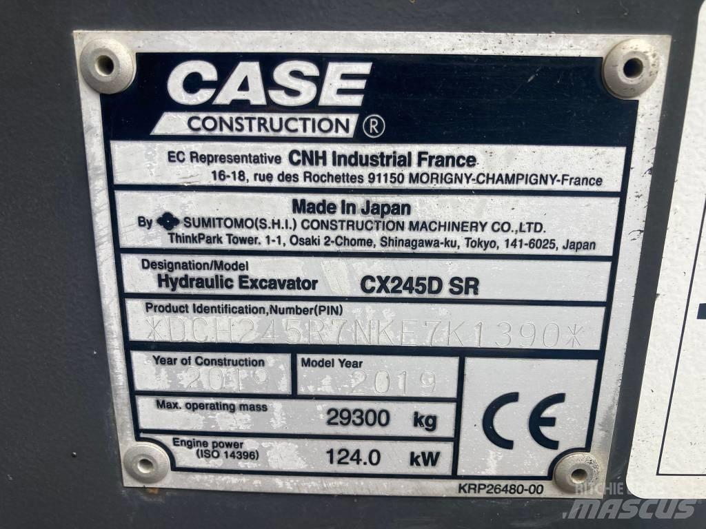 CASE CX 245 D SR LC 履帶式 挖土機/掘鑿機/挖掘機