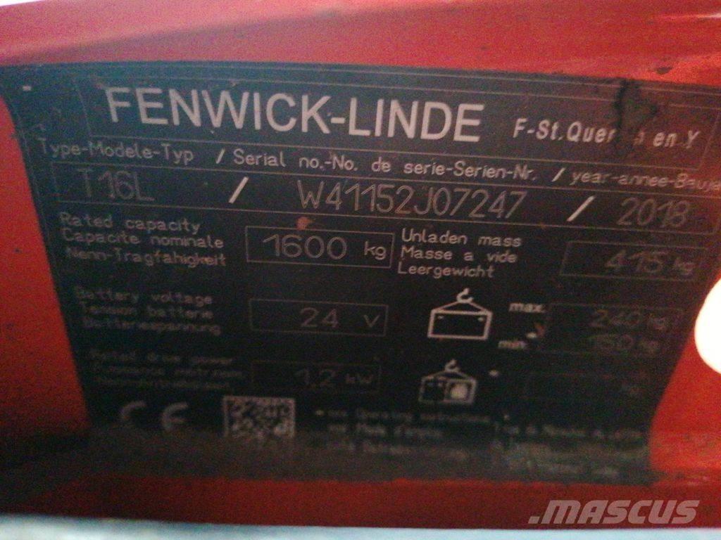 Linde T16L 低架升降機