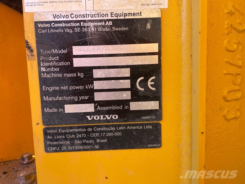 Volvo A 30 G 鉸接式起吊車