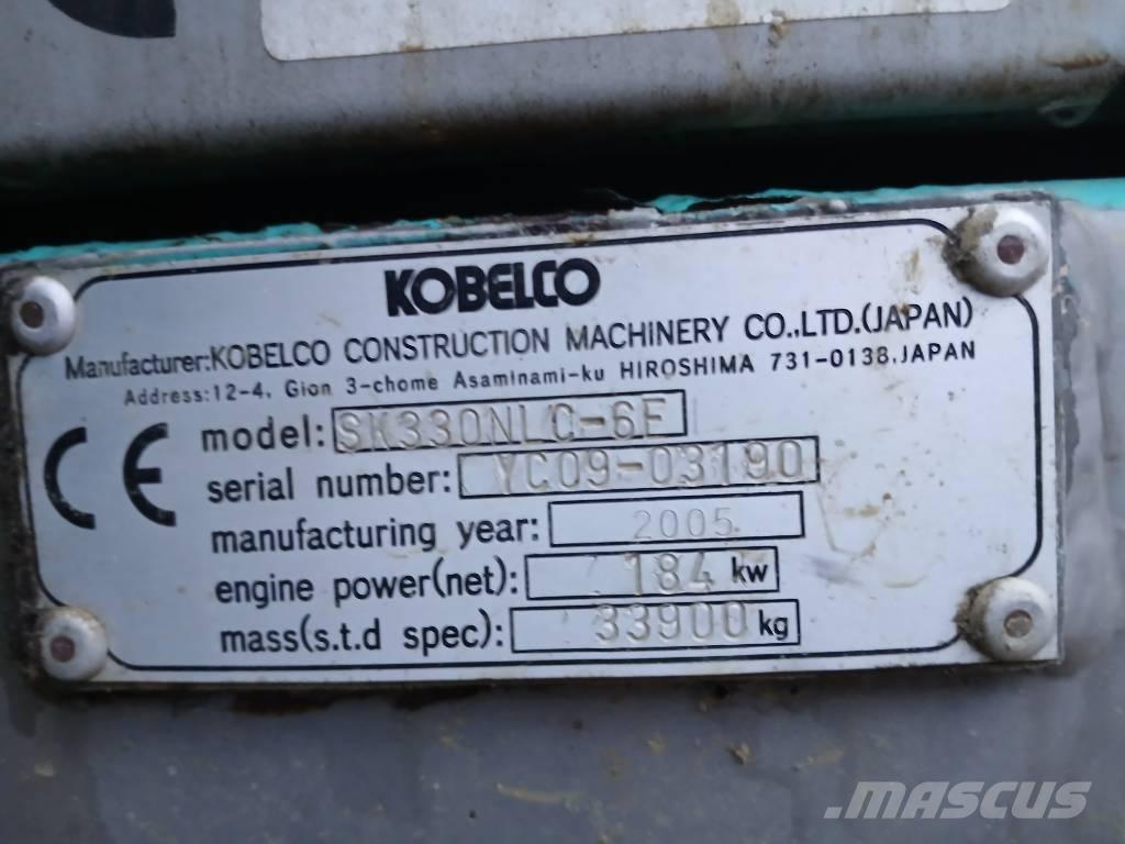 Kobelco SK 330NLC-6E 履帶式 挖土機/掘鑿機/挖掘機