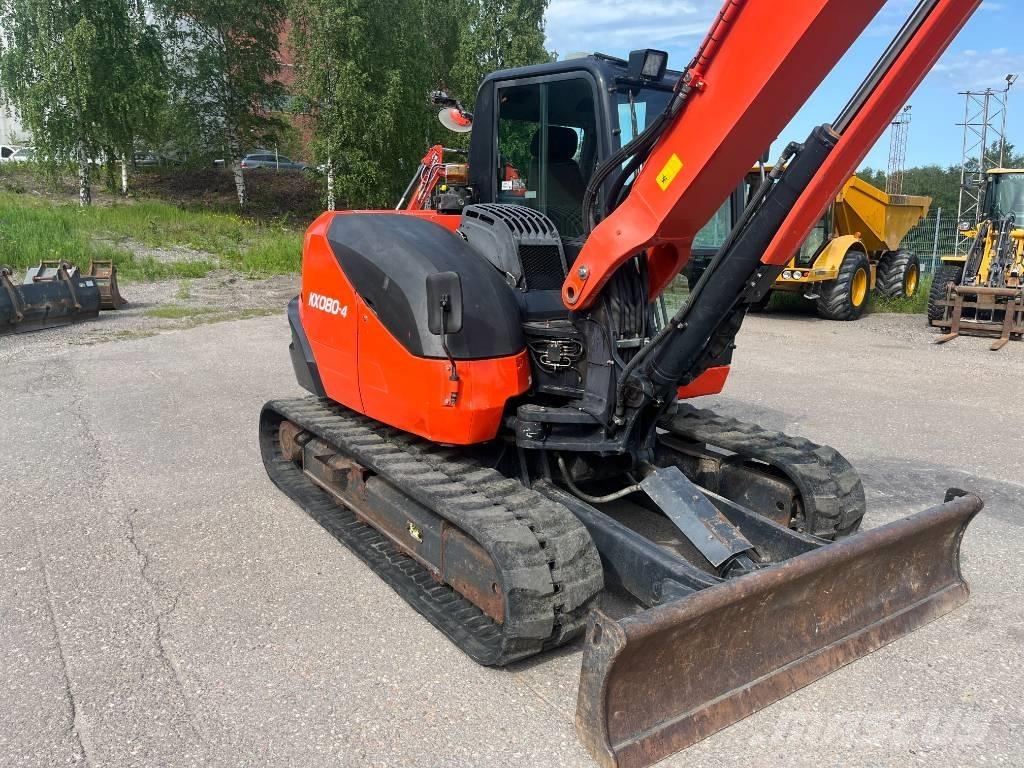 Kubota KX 080 中型挖土機/掘鑿機/挖掘機 7t-12t
