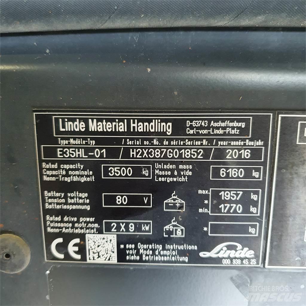 Linde E35HL 電動堆高機