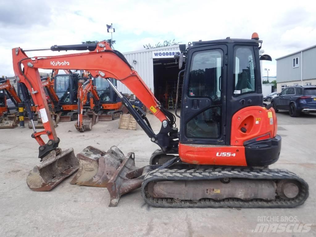 Kubota U 55-4 小型挖土機/掘鑿機<7t(小型挖掘機)