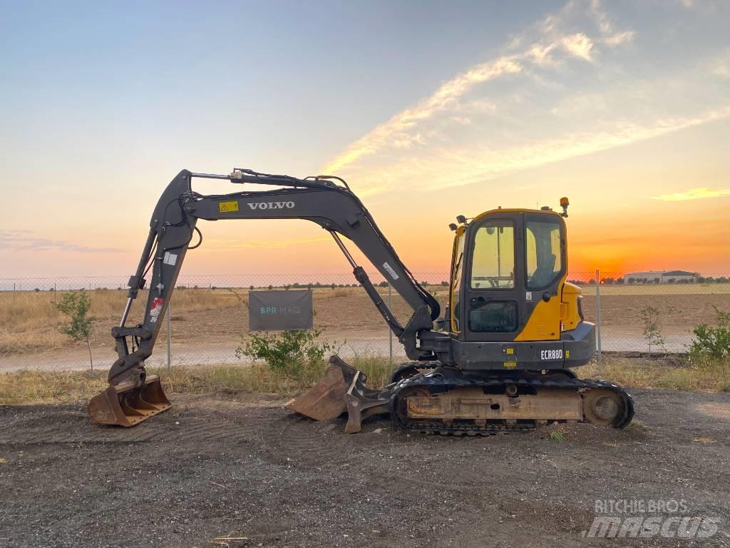 Volvo ECR 88 D 中型挖土機/掘鑿機/挖掘機 7t-12t