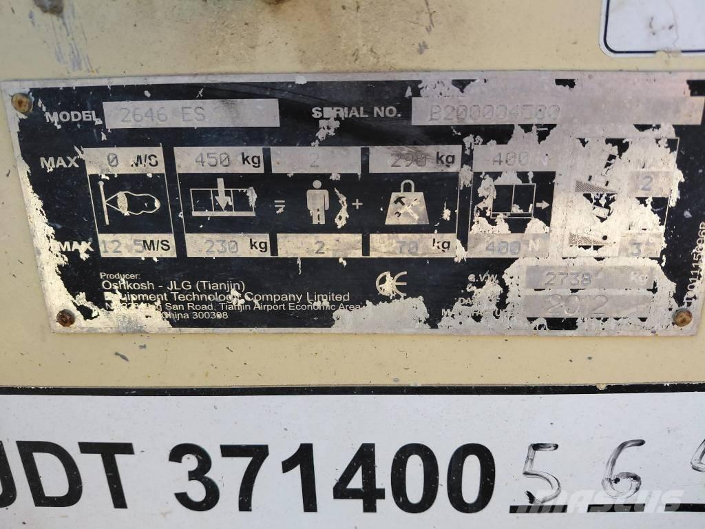 JLG 2646ES 剪式升降機