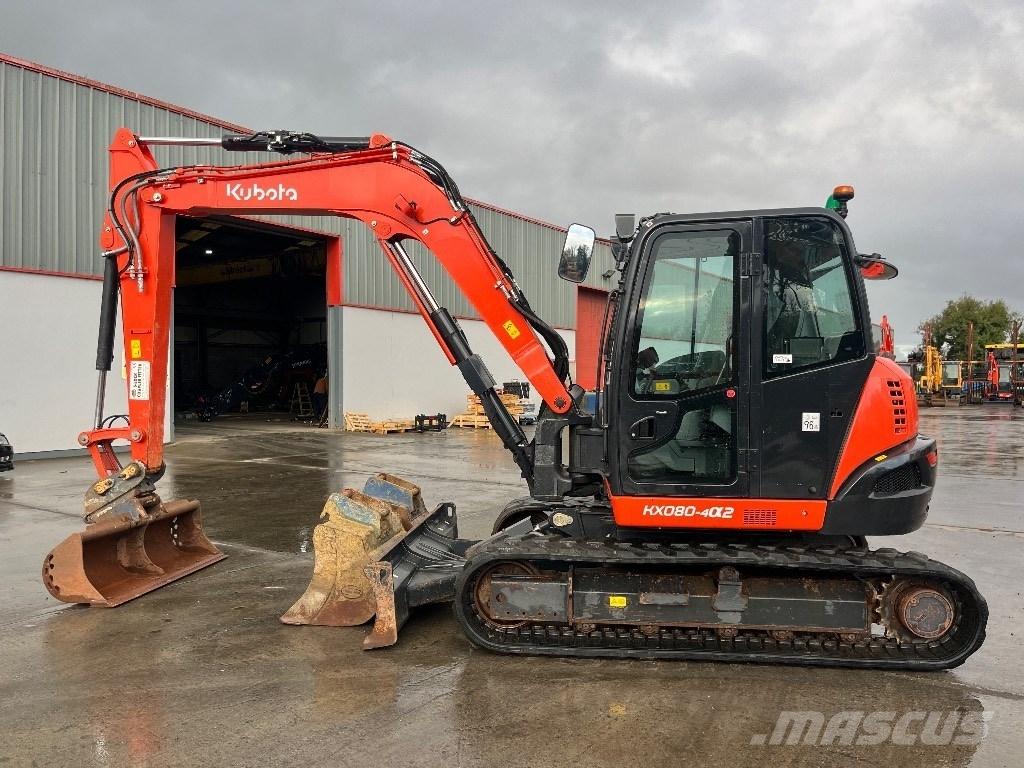 Kubota KX 080-4 中型挖土機/掘鑿機/挖掘機 7t-12t