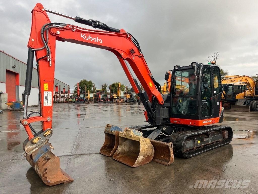 Kubota KX 080-4 中型挖土機/掘鑿機/挖掘機 7t-12t