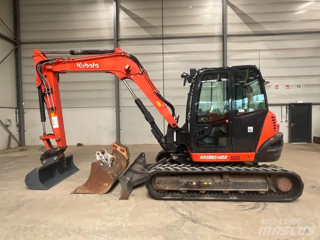 Kubota KX 080-4 A 2 中型挖土機/掘鑿機/挖掘機 7t-12t