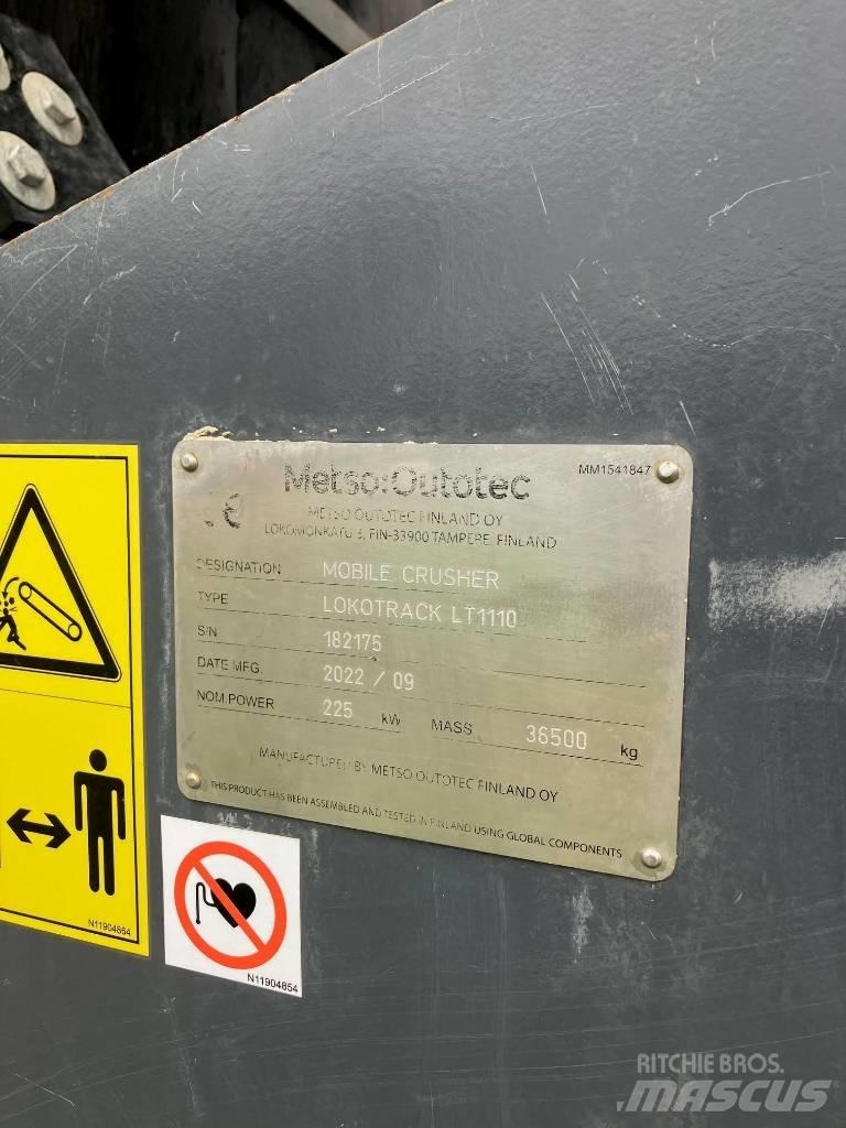 Metso LT 1110 移動式壓碎機