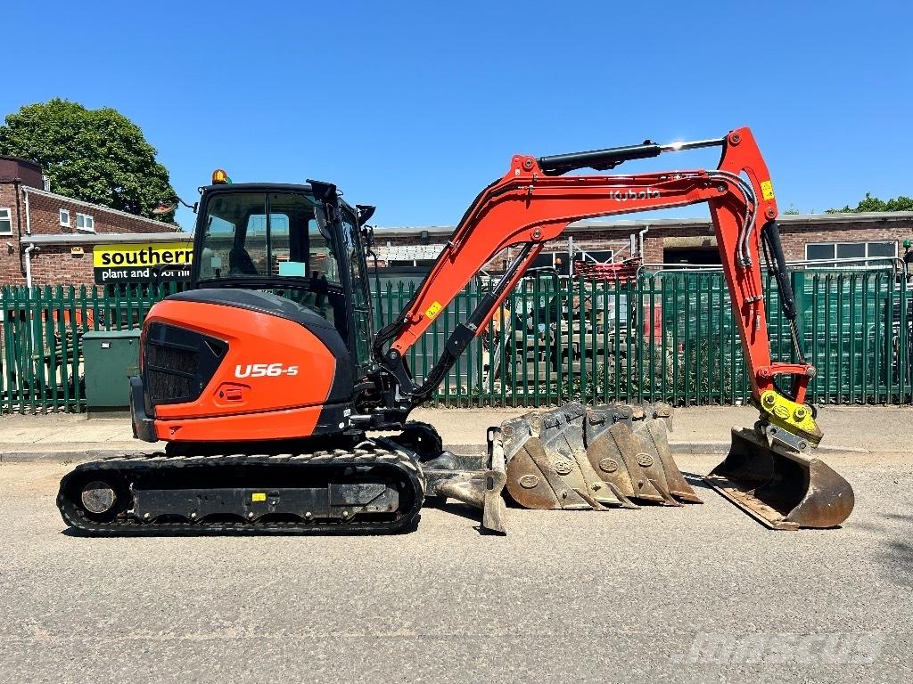 Kubota U 56-5 小型挖土機/掘鑿機<7t(小型挖掘機)