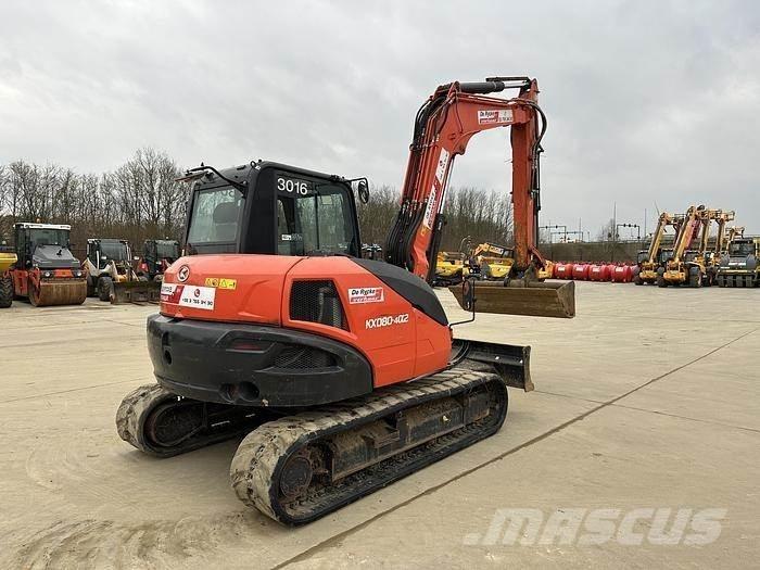 Kubota KX080-4A2 中型挖土機/掘鑿機/挖掘機 7t-12t