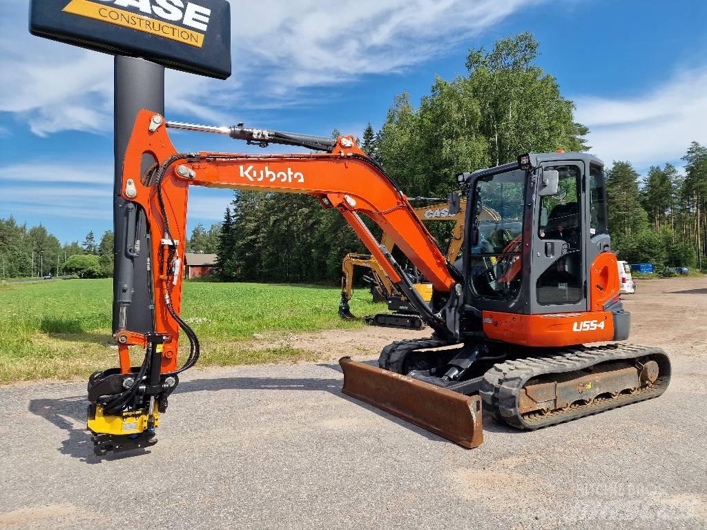 Kubota U 55-4 小型挖土機/掘鑿機<7t(小型挖掘機)
