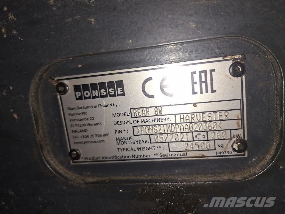 Ponsse Bear 8W 收穫機