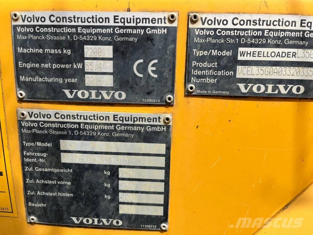 Volvo L 35 G 輪胎式裝載機