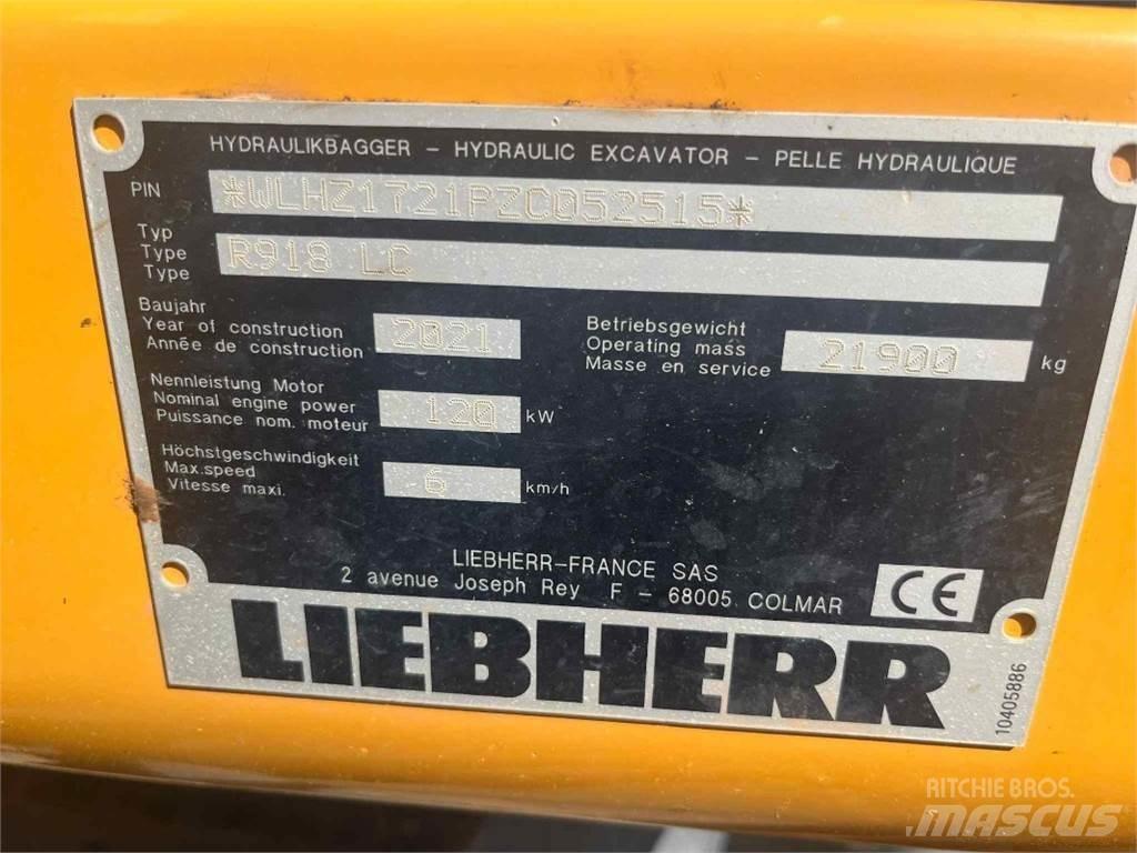 Liebherr R918 履帶式 挖土機/掘鑿機/挖掘機