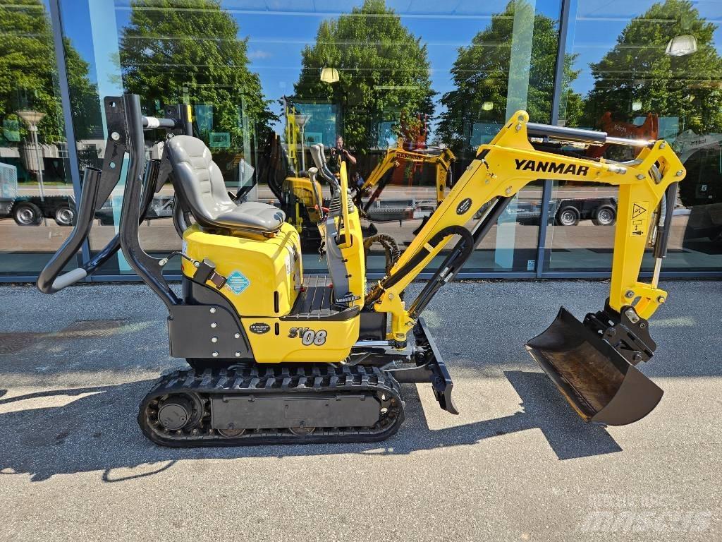 Yanmar SV 08 小型挖土機/掘鑿機<7t(小型挖掘機)