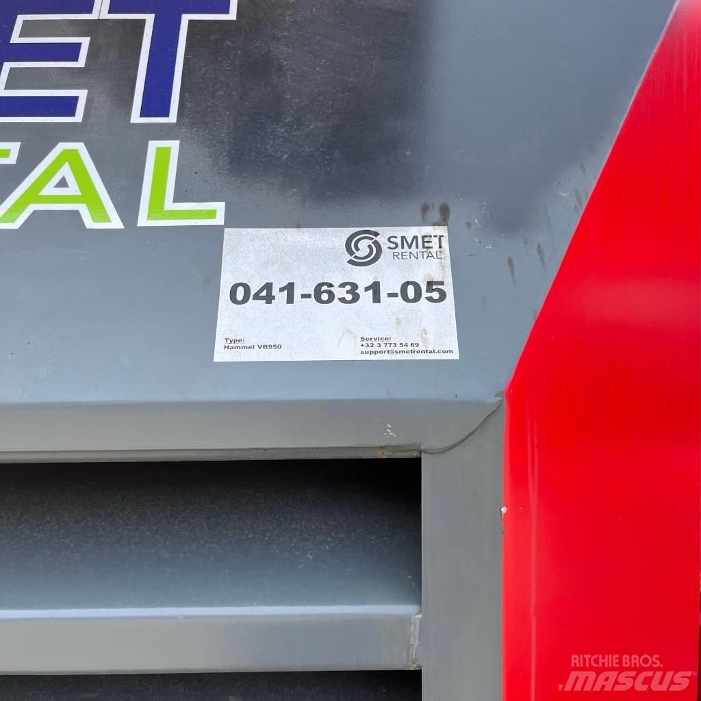 Hammel VB 950 DK 廢棄物撕碎機