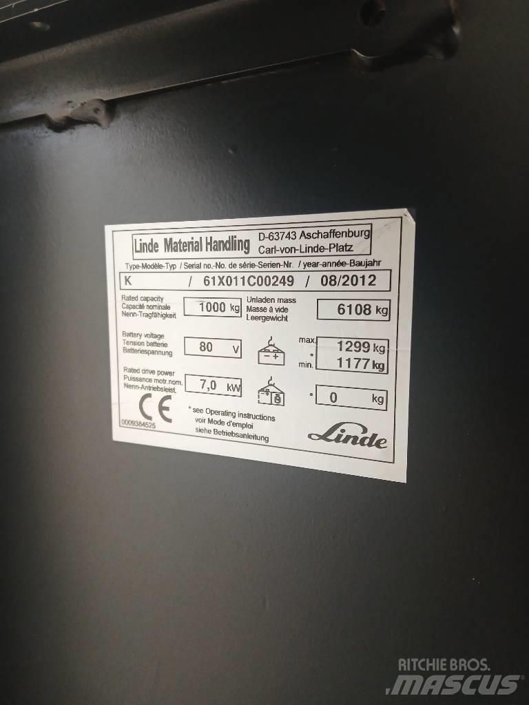 Linde K 10 高舉式裝載機
