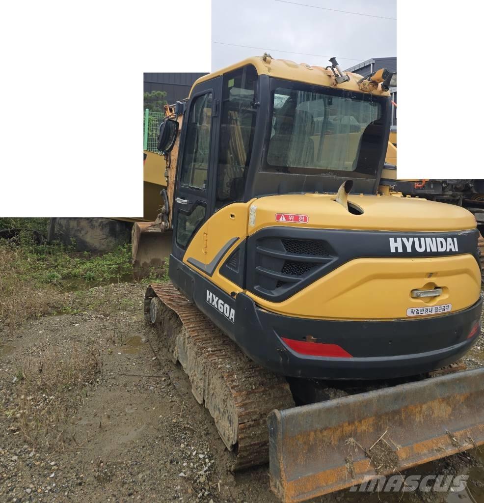 Hyundai HX 60 小型挖土機/掘鑿機<7t(小型挖掘機)
