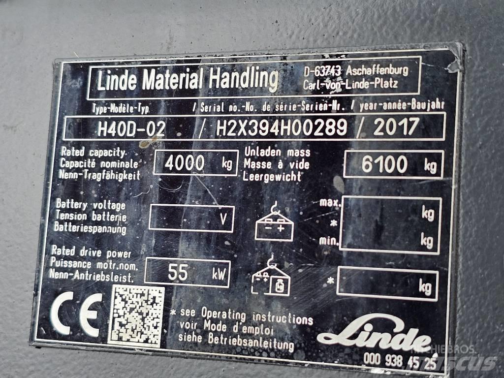 Linde H40D-02 柴油卡車